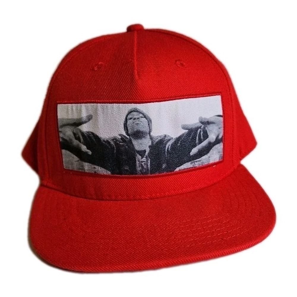 Wu-Tang Hat Method Man Snapback Wu-Wear Rare Red Hip Hop Rap Hat